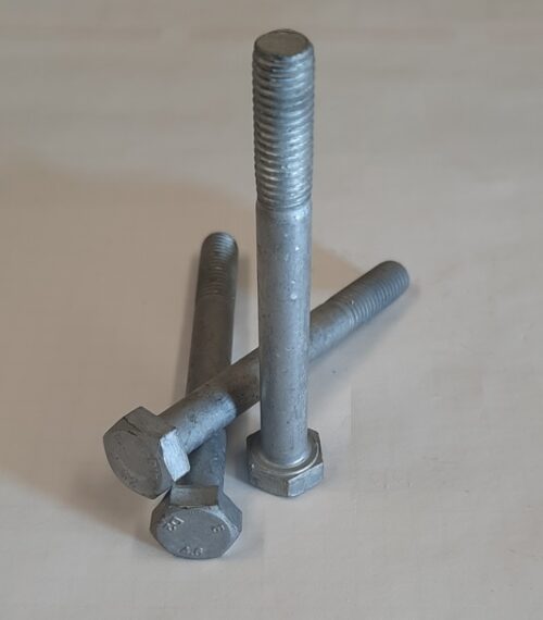 Bolt Hex & Nut CL4.6 Galv 8mm-1.25 x 120