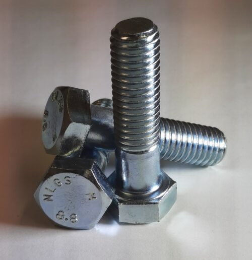 Bolt Hex Only CL8.8 Zinc 10mm-1.50 x 120