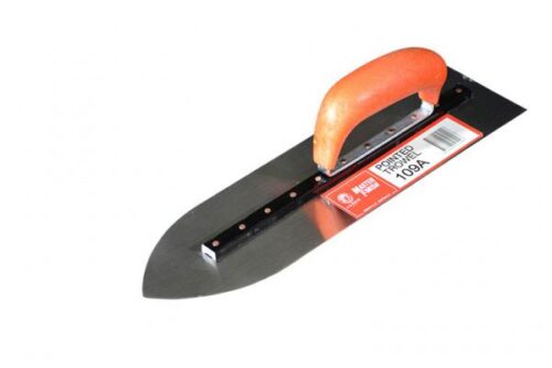Pointed Trowel Plastic Handle 100 W x 355 L Masterfinish