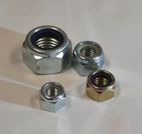 Nut Hex Nyloc CL8 Zinc 3mm-0.50