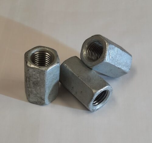 Nut Hex Coupler CL4.6 Galvanised 12mm-1.75 x 40