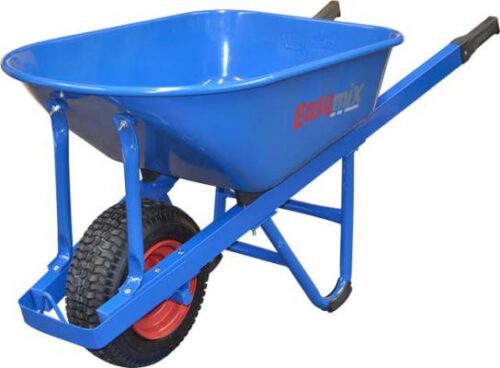 Wheelbarrow Extra H/D Steel Tray Wide Pneumatic Wheel 99 litre