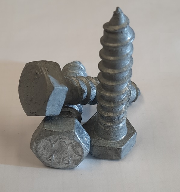 Coach Screw CL4.6 Galv 6mm x 65