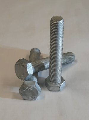 Set Screw Hex CL8.8 Galv 20mm-2.50 x 100