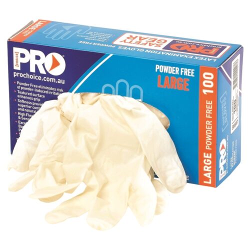 Gloves Disposable Latex XL (Pkt 100)