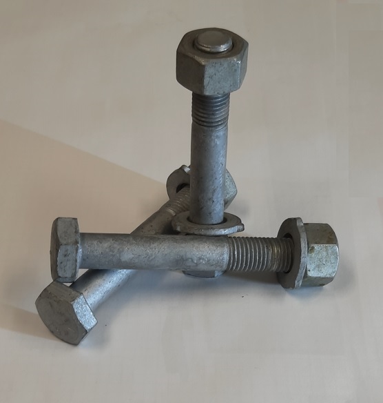Bolt Structural Assembly CL8.8 Galv AS1252-1983 16mm x 170
