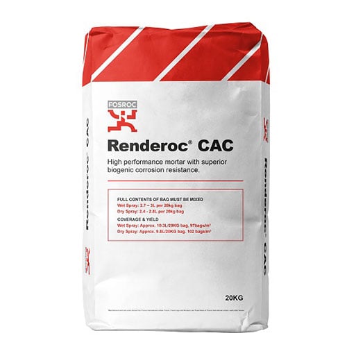 Renderoc CAC Dry Spray 2.5mm 20kg Fosroc