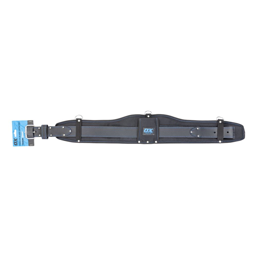 Belt Leather with Padded Nylon Back Support