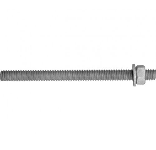 Chemical Anchor Stud Flat Cut CL8.8 Galv 12mm x 160