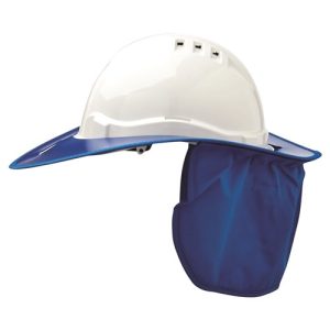 Hard Hat Brim Blue