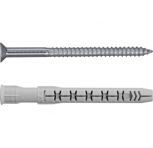 Frame Fixing Csk Hd Screw Zinc 10mm x 135