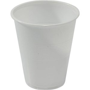 Plastic Cups White 180ml (Box 1000)