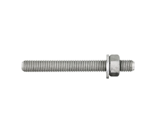 Chemical Anchor Stud Flat Cut Galv 12mm x 110