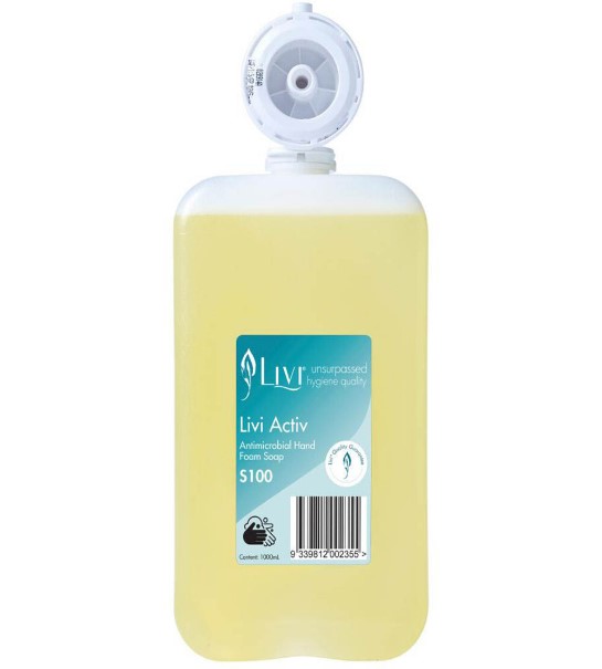 Hand Foam Soap Livi 1 Litre Antimicrobial