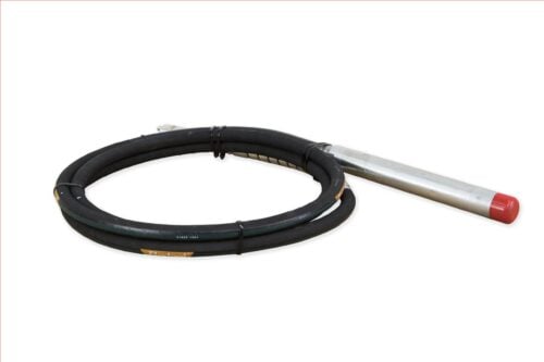 Concrete Vibrator Flexshaft Rubber Tip 38mm x 6m (FVP40R-6) Flextool